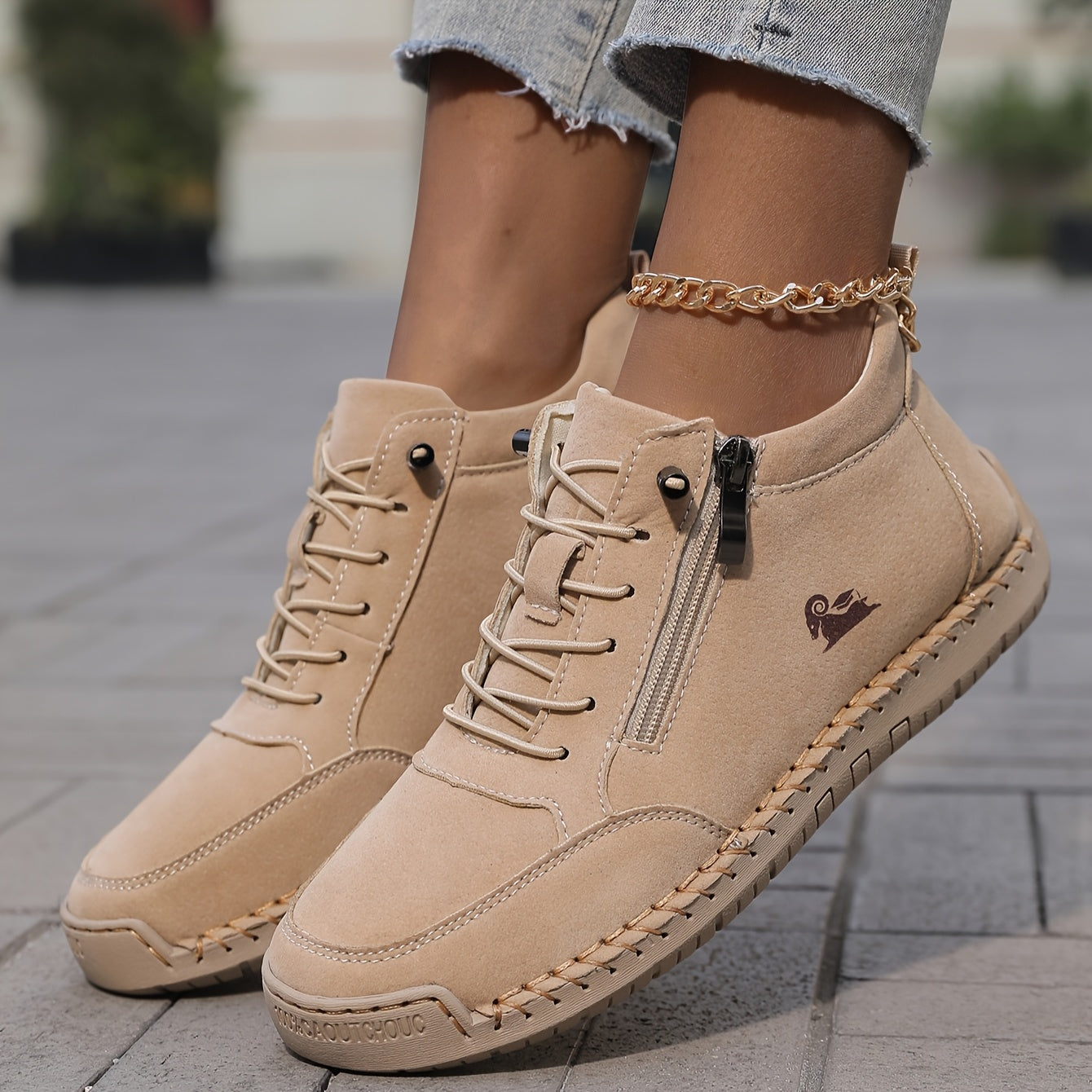 Mila | Cómodas zapatillas ortopédicas + cremallera