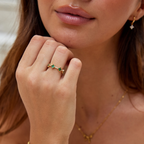 ABRIL | ANILLO DE CRISTAL DE TRÉBOL