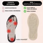 Mia | Zapatillas ortopédicas cómodas e indoloras