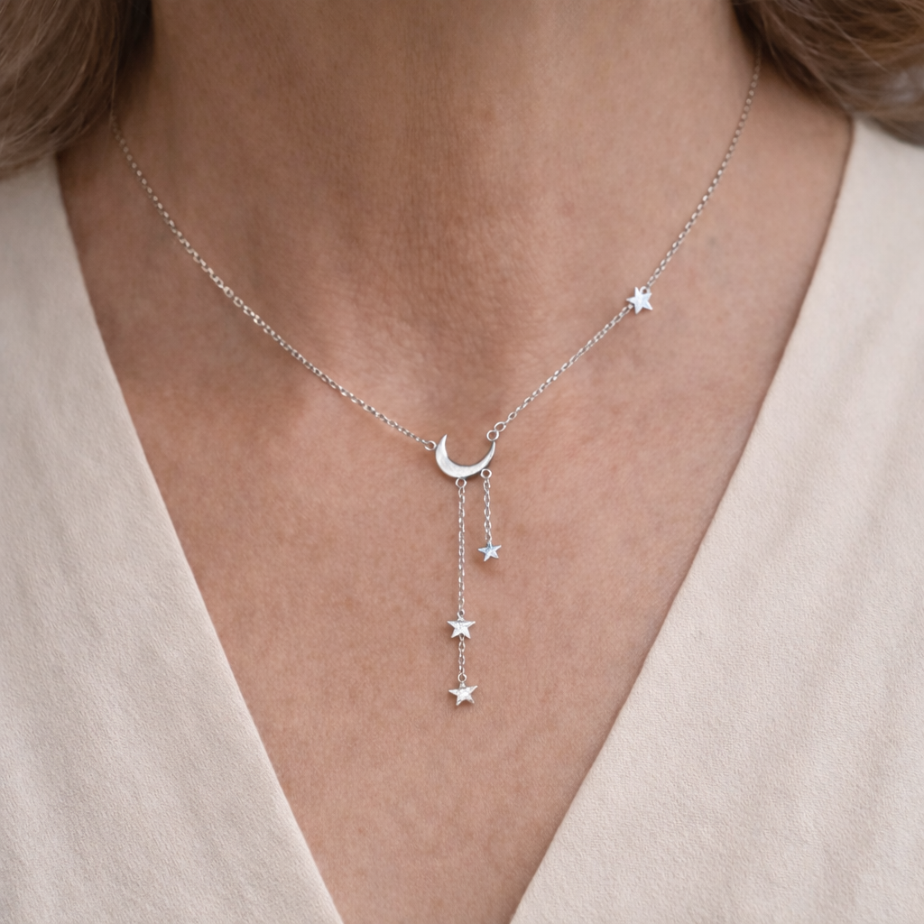 YASMIN | COLLAR ELEGANTE CON LUNA