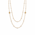 LARA | COLLAR ELEGANTE DE ORO CON PERLAS