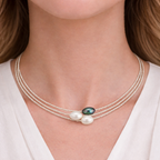 ESTELA | COLLAR DE PERLAS ANTIGUAS