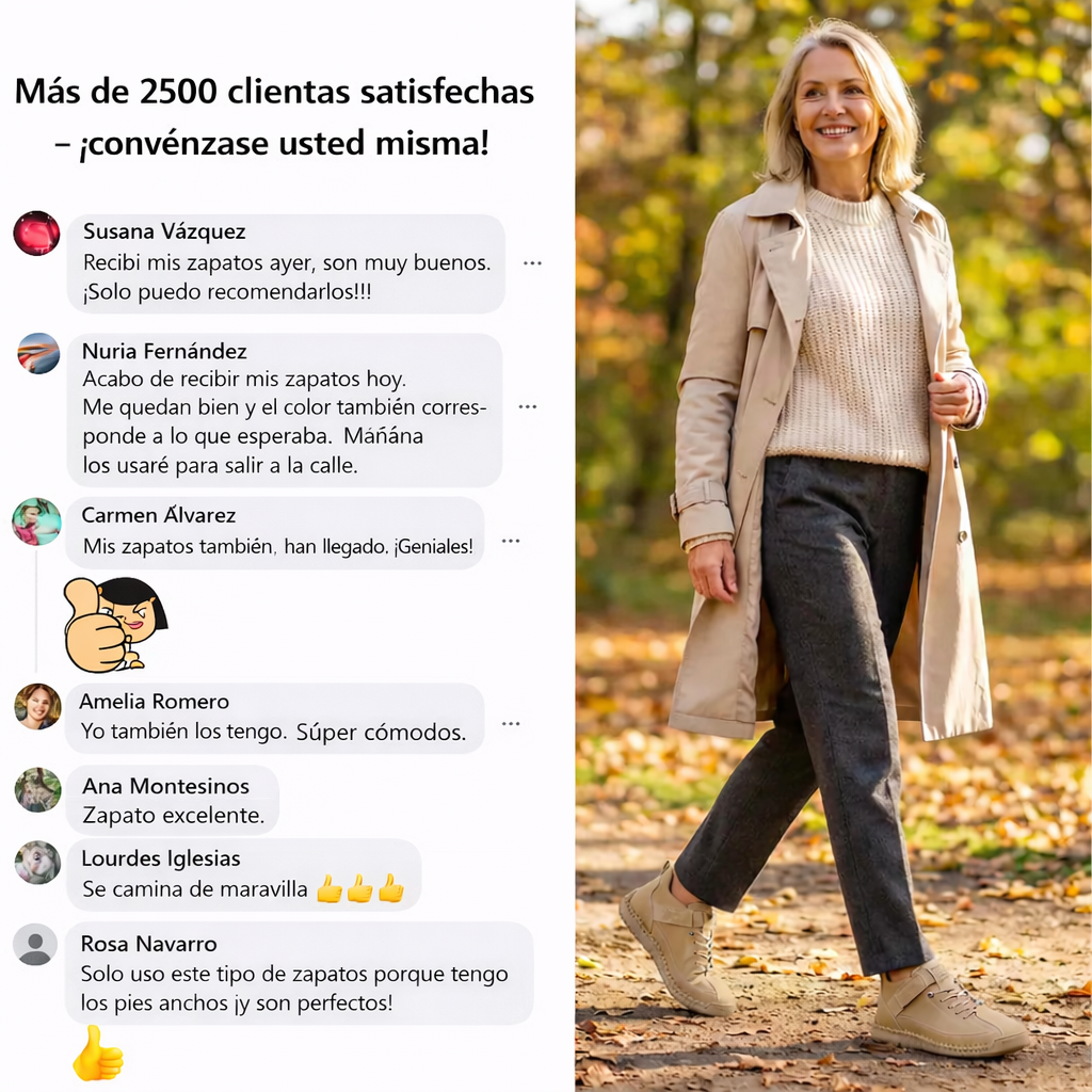 Mia | Zapatillas ortopédicas cómodas e indoloras