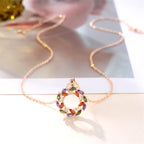 SILVIA | COLLAR CON ARCOÍRIS