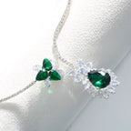 NOELIA | COLLAR FLOR DE ESMERALDA