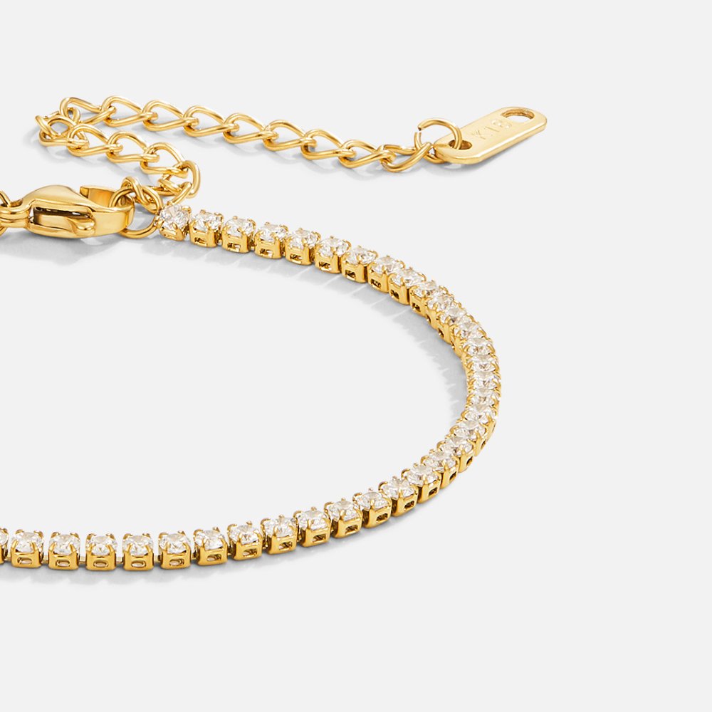 PULSERA DE TENIS CORDELIA GOLD
