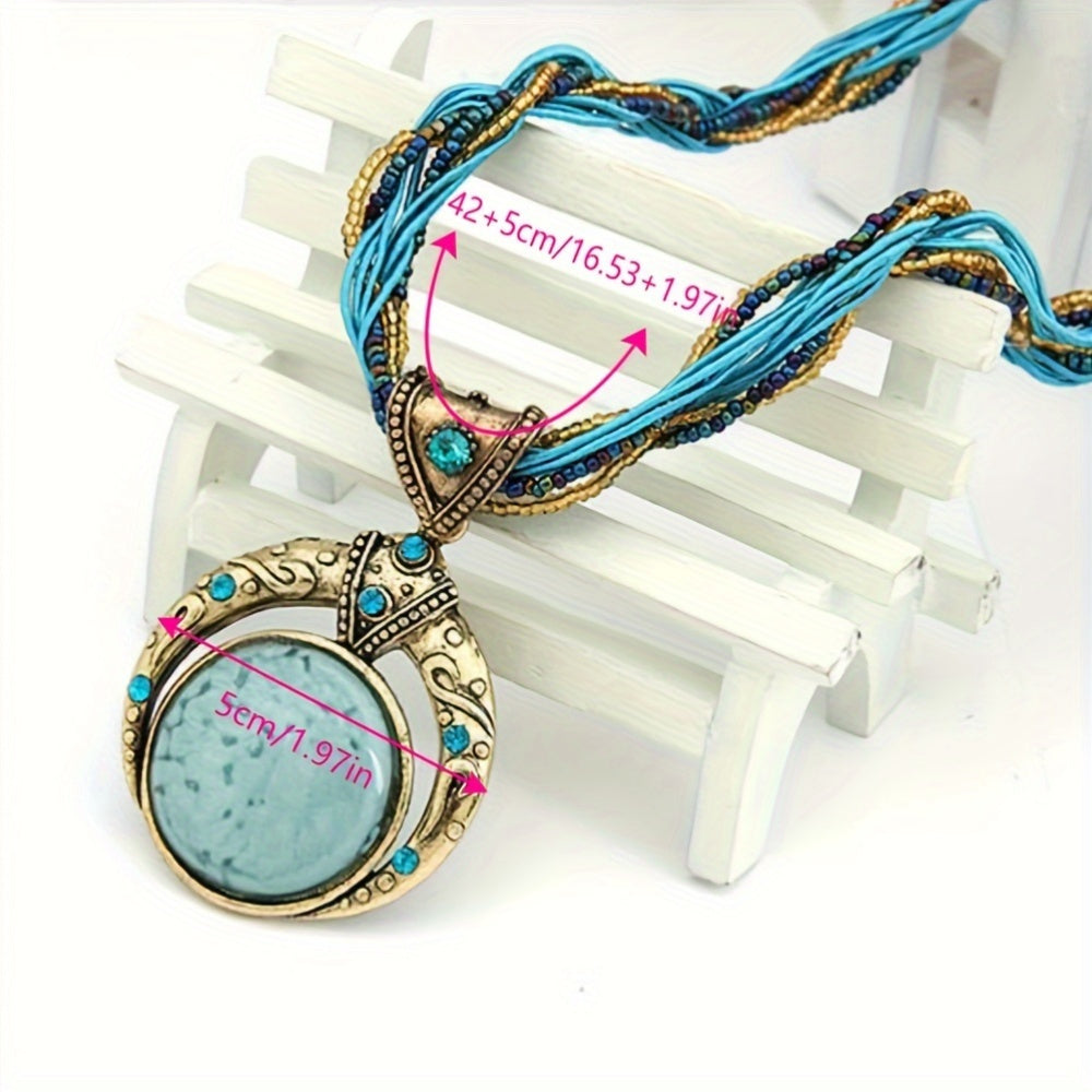 MARÍA | COLLAR CON COLGANTE BOHO