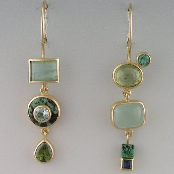 ARI | PENDIENTES VERDES VINTAGE