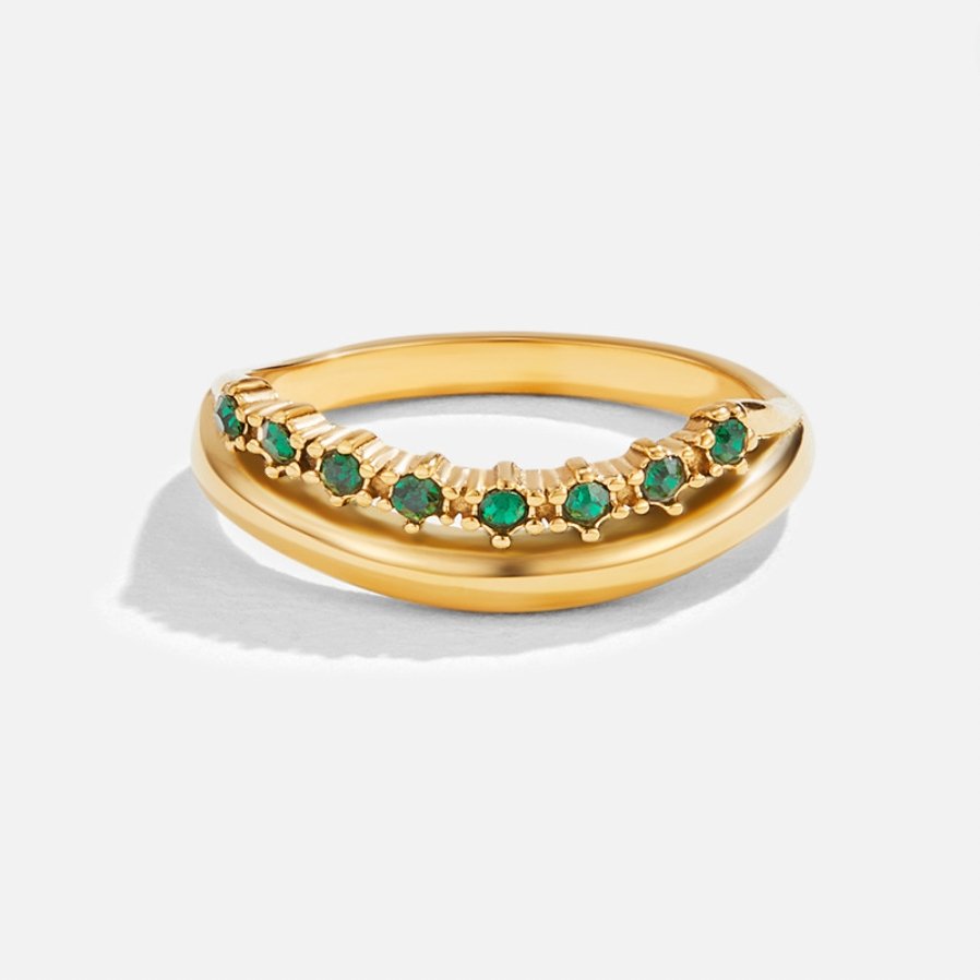 CELIA | ANILLO ESTRATIFICADO EN VERDE