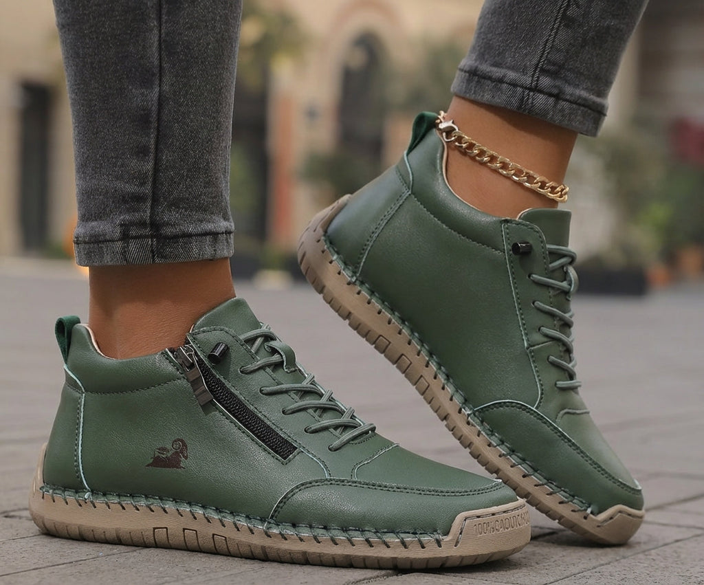 Mila | Cómodas zapatillas ortopédicas + cremallera