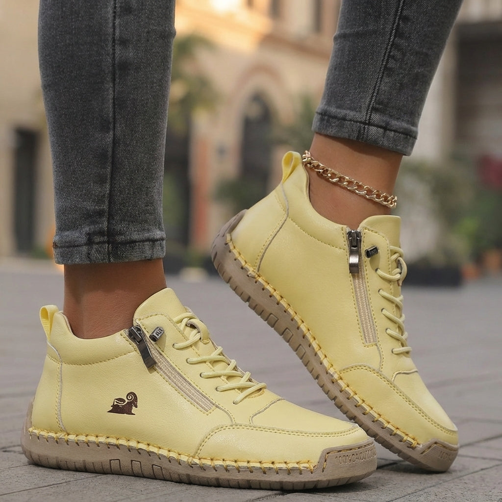 Mila | Cómodas zapatillas ortopédicas + cremallera