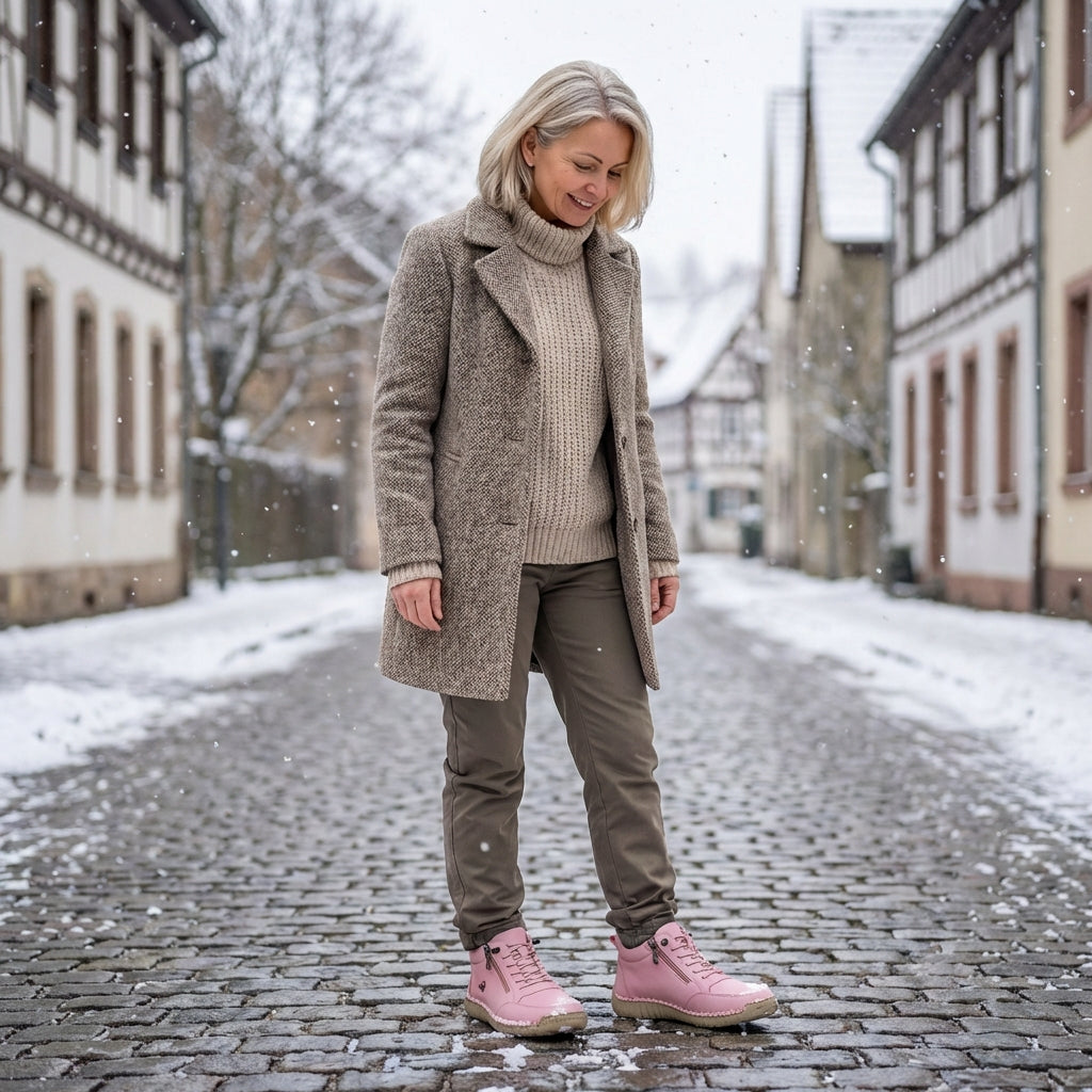 Mila | Cómodas zapatillas ortopédicas + cremallera