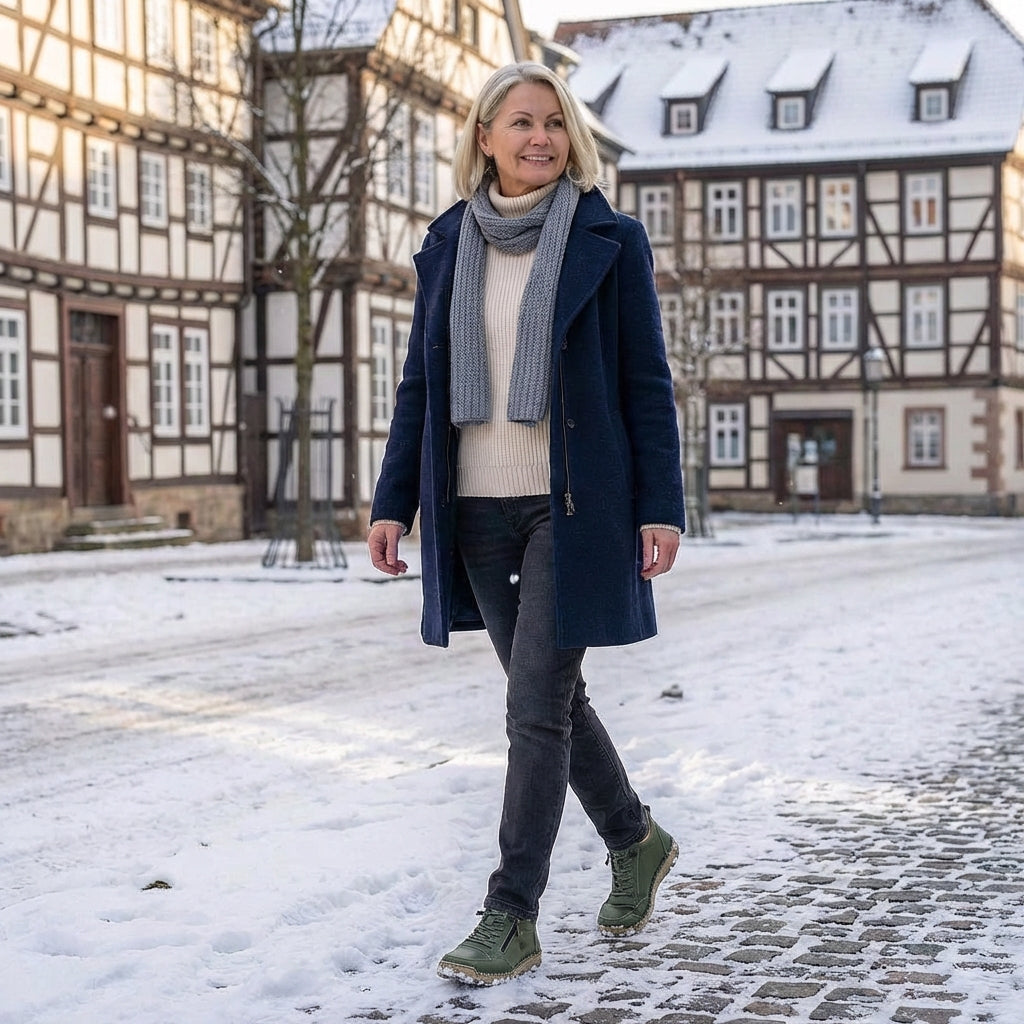 Mila | Cómodas zapatillas ortopédicas + cremallera