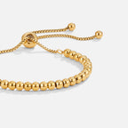 PULSERA DE PERLAS NILA DE ORO